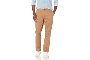 Amazon Essentials Men's Athletic-Fit Washed Comfort Stretch Chino Pant (Previously Goodthreads)