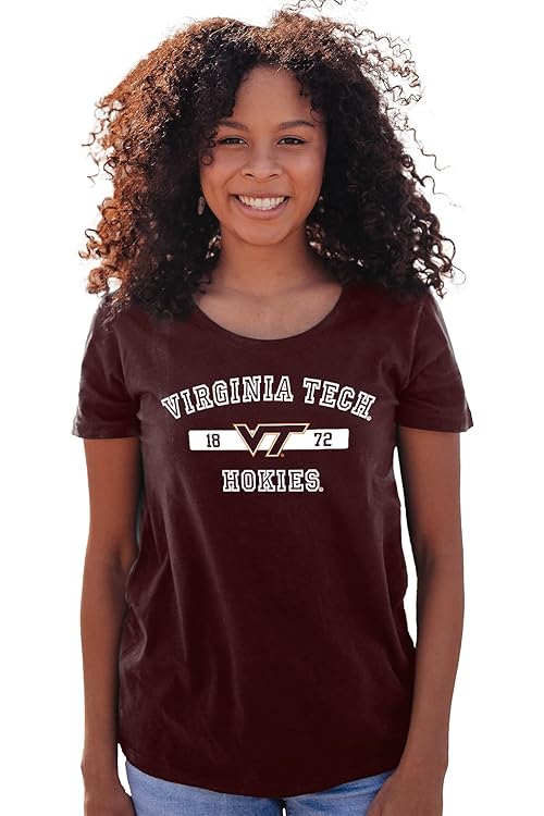 Virginia Tech Hokies Women's T-Shirt Athletic Team Color, X-Large