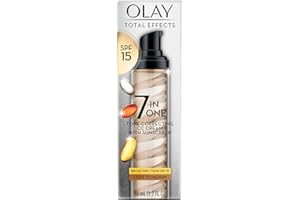 Olay Total Effects Tone Correcting Face Moisturizer with Sunscreen SPF 15, Light to Medium 1.7 Ounces