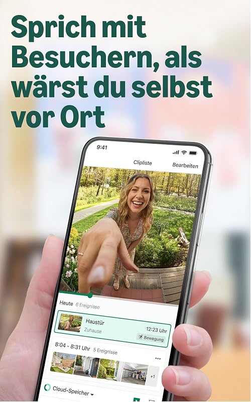 Videotürklingel 2K+ (Batterie, neueste Gen.) | Kopf-bis-Fuß-Aufnahme | 2K | IP65 | Lange Batterielaufzeit | Erforderliches Sync-Modul nicht enthalten – Erweiterung (weiß)