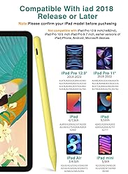 Stylus Pen for iPad with Fast Charging & Palm