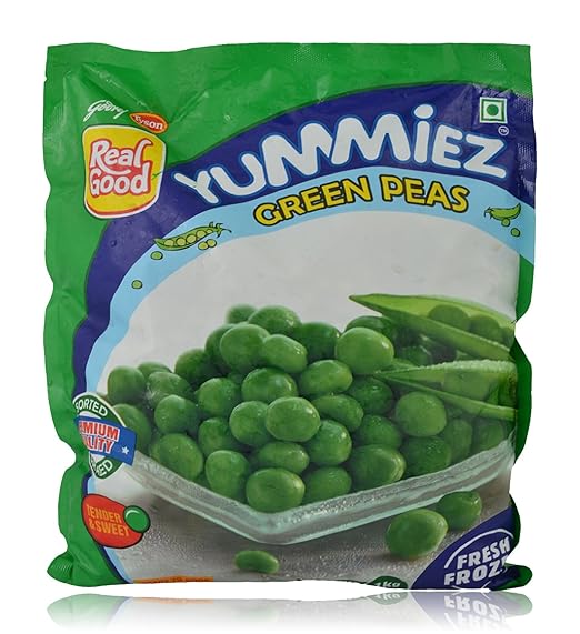 Yummiez Frozen Green Peas, 1kg