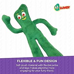 Multipet Gumby Dog Plush Toy - Squeaky Toy for All