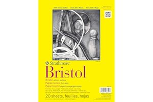 Pro-Art Strathmore Bristol Vellum Paper Pad, 9 by 12-Inch, 20 Sheets