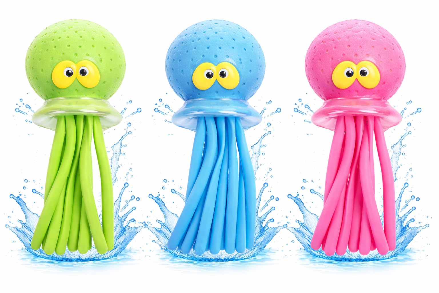 Keycraft Bath Toys - Interactive Splash Octopus Water Toy for Kids, Ages 3+