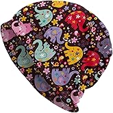 Elephant Beanie Chemo Hat Cancer Headwear Knitted Hats Baggy Slouchy Scarf Cap for Adults Women Men