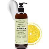 Pharmacopia Verbena Body Lotion - Hydrating Natural Moisturizer - 16 oz | Aromatherapy benefits, cruelty-free vegan skin care, shea butter, aloe vera, jojoba oil, lotion for dry skin
