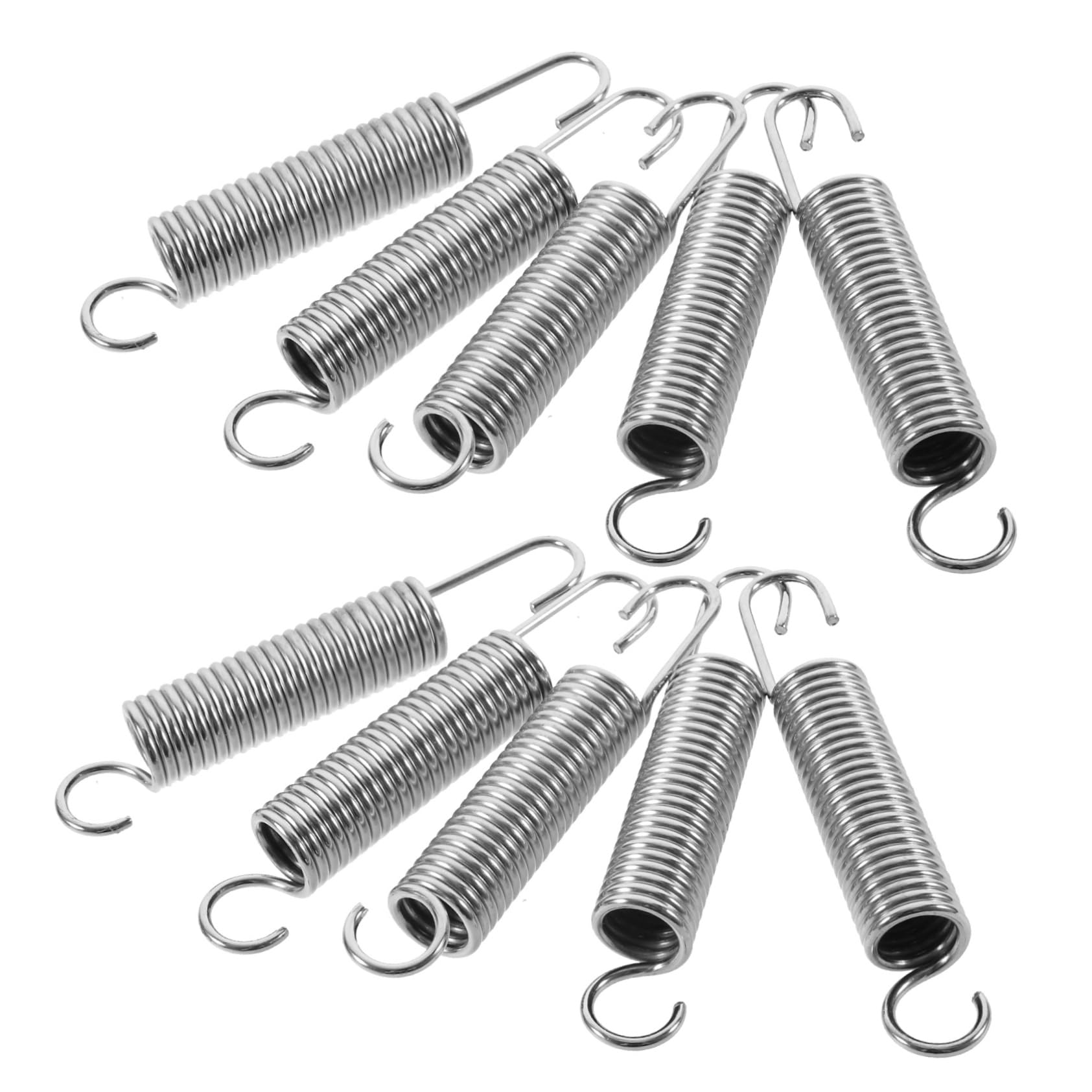 IWOWHERO 10Pcs Stainless Steel High Branch Shear Spring Coil for Garden Pruners Replacement Spring for Tree Loppers and Secateurs