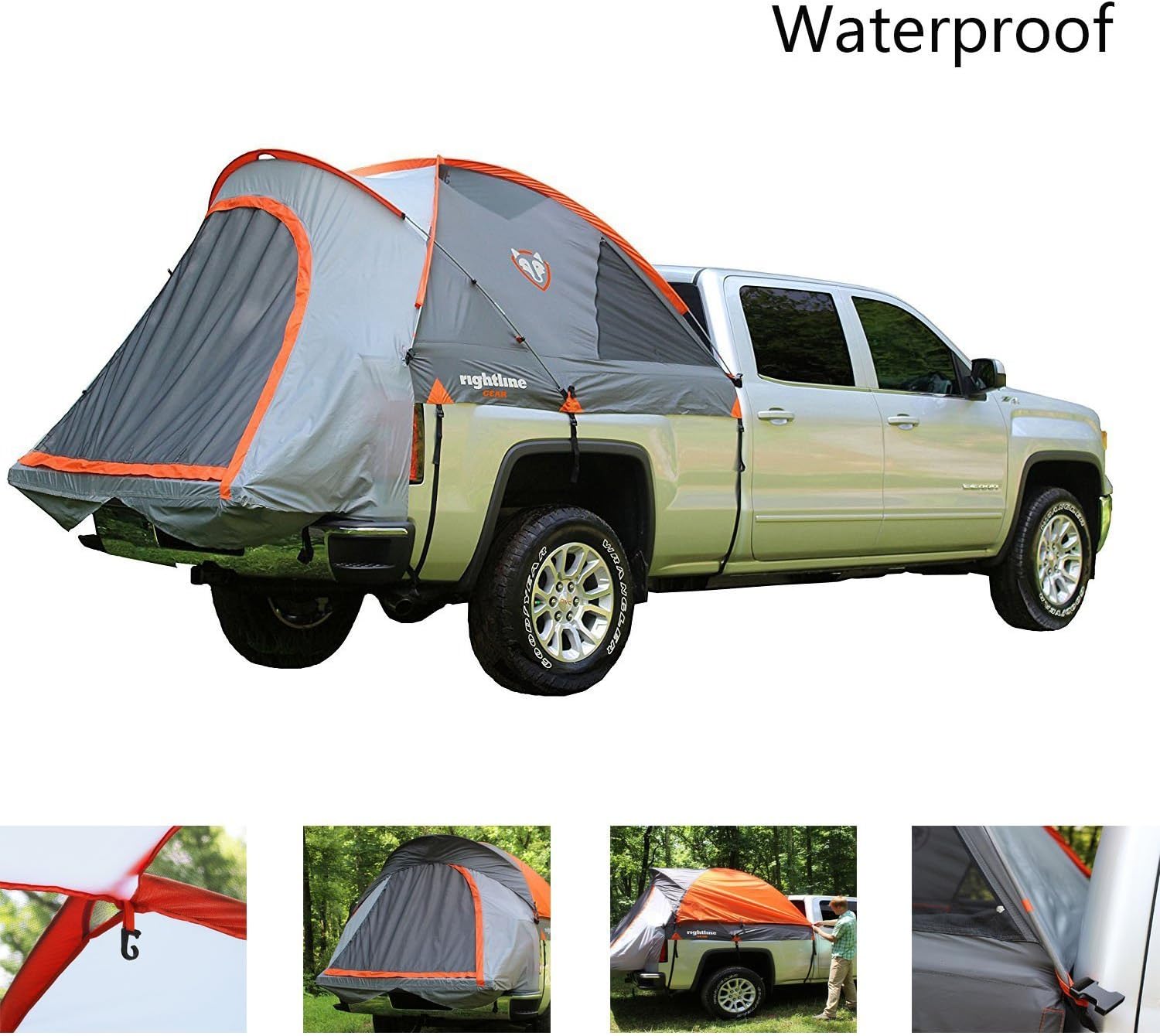 ELLANM Camping 2 Persons Truck Tent Double Tent Fold Tent Windproof Rain-Proof 315X180x170cm,Fishing Hiking/Caving Picnic Traveling Truck Bed Tent