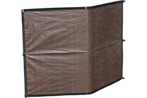 Advantek Original Pet Gazebo Outdoor Reversible Nylon Sun Shade with 4 Ball Ties