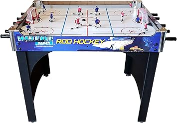 Amazon Co Jp Mancave Games 40インチ ロッドホッケーゲーム 頭から頭までのテーブルホッケー 手動スコアリング付き ドームホッケーよりもお子様が遊べる優れたサイズ 耐久性 使いやすさ スポーツ アウトドア