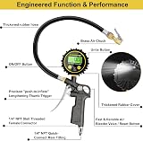 ATsafepro Digital Tyre Pressure Gauge & Inflator 200 PSI with LED Light view 3