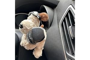 MOKUB Car Decoration Dog, Wiper Shift Handle Decorative Doll,Personality Car Plush Doll Decoration Creative Gift Car Decoration (A)
