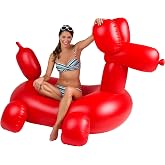 BigMouth Inc. Giant Balloon Animal Pool Float, Over 4' Wide, Fun Inflatable Floatie Tube, Blow Up Swim Ring, Outdoor Summer Pool Party Water Toy