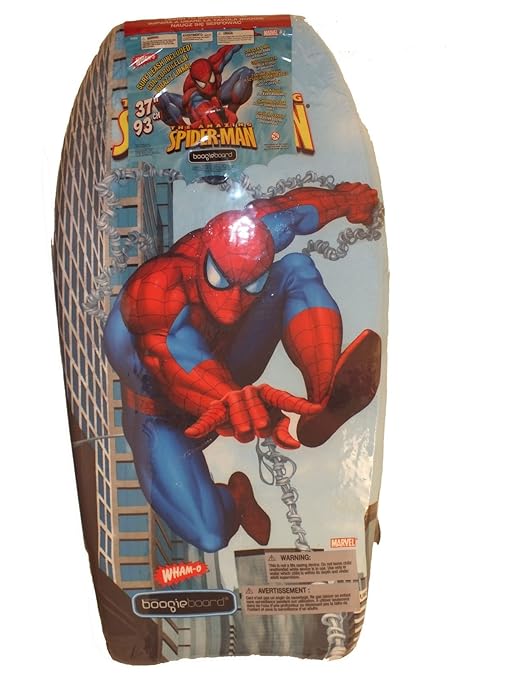 Spiderman Boogie Surf Board made from Thick Foam with Leash