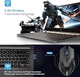 TECKNET Wireless Gaming Mouse 4800 DPI 8 Buttons 2.4G Nano Receiver view 6