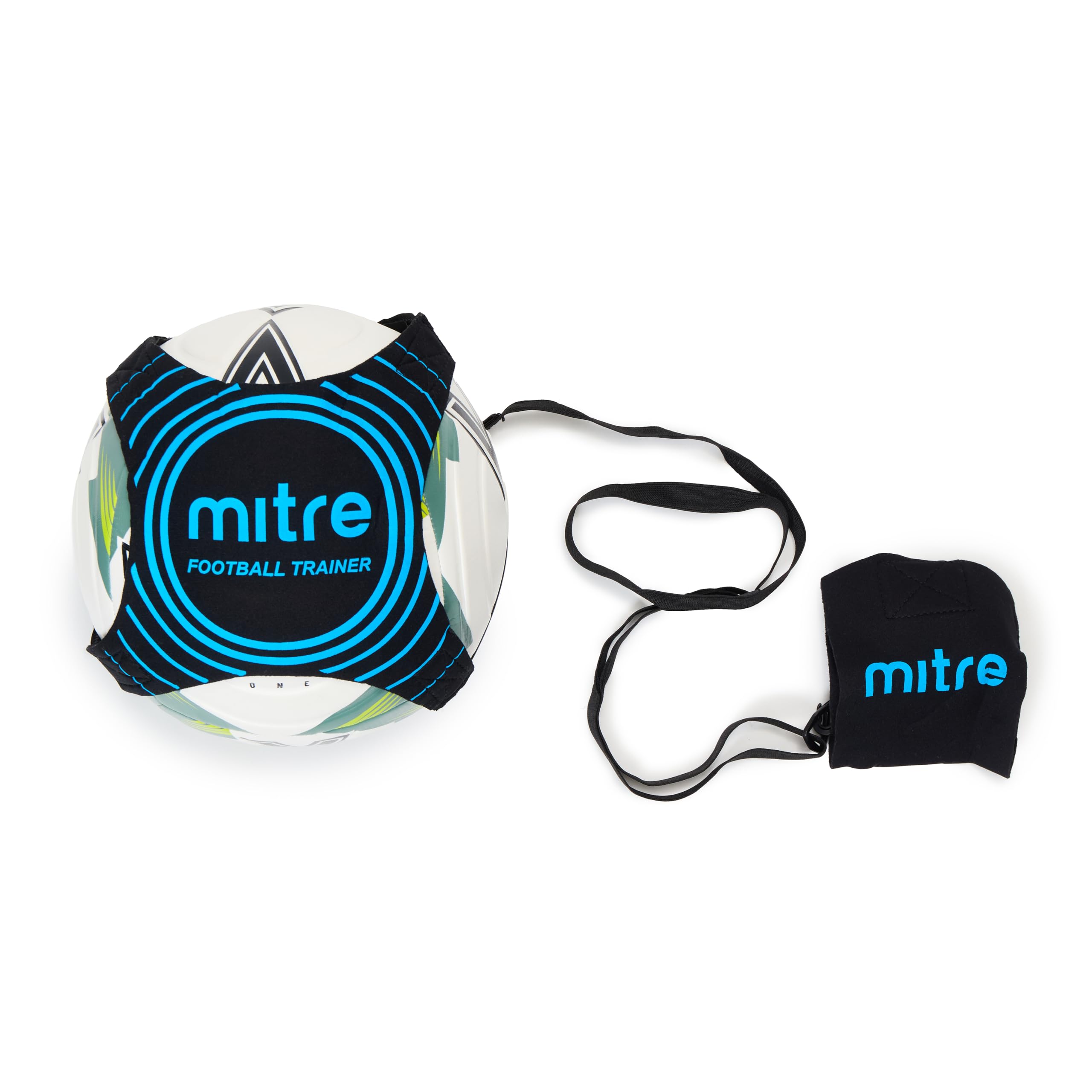 Mitre Solo Close Control and Skills Football Training Aid, Adjustable Design, Hands-Free Use Football Trainer