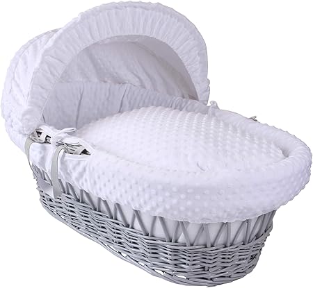 grey clair de lune moses basket
