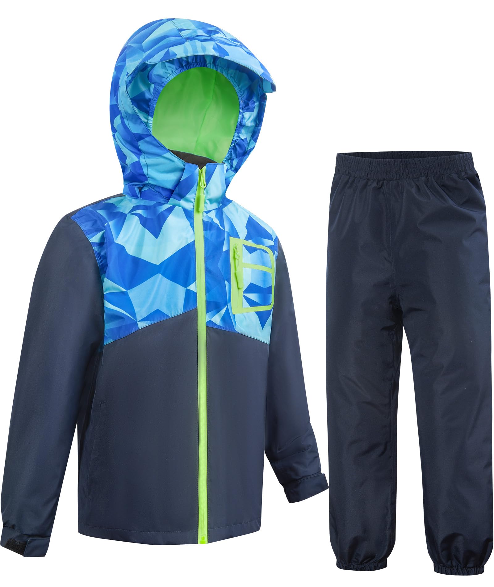Photo 1 of ***NO COAT ONLY PANTS KIDS SIZE XL*********Kids Rain Suit Boys Girls Raincoat  Pants Set Lightweight Waterproof Windbreakers Rain Gear