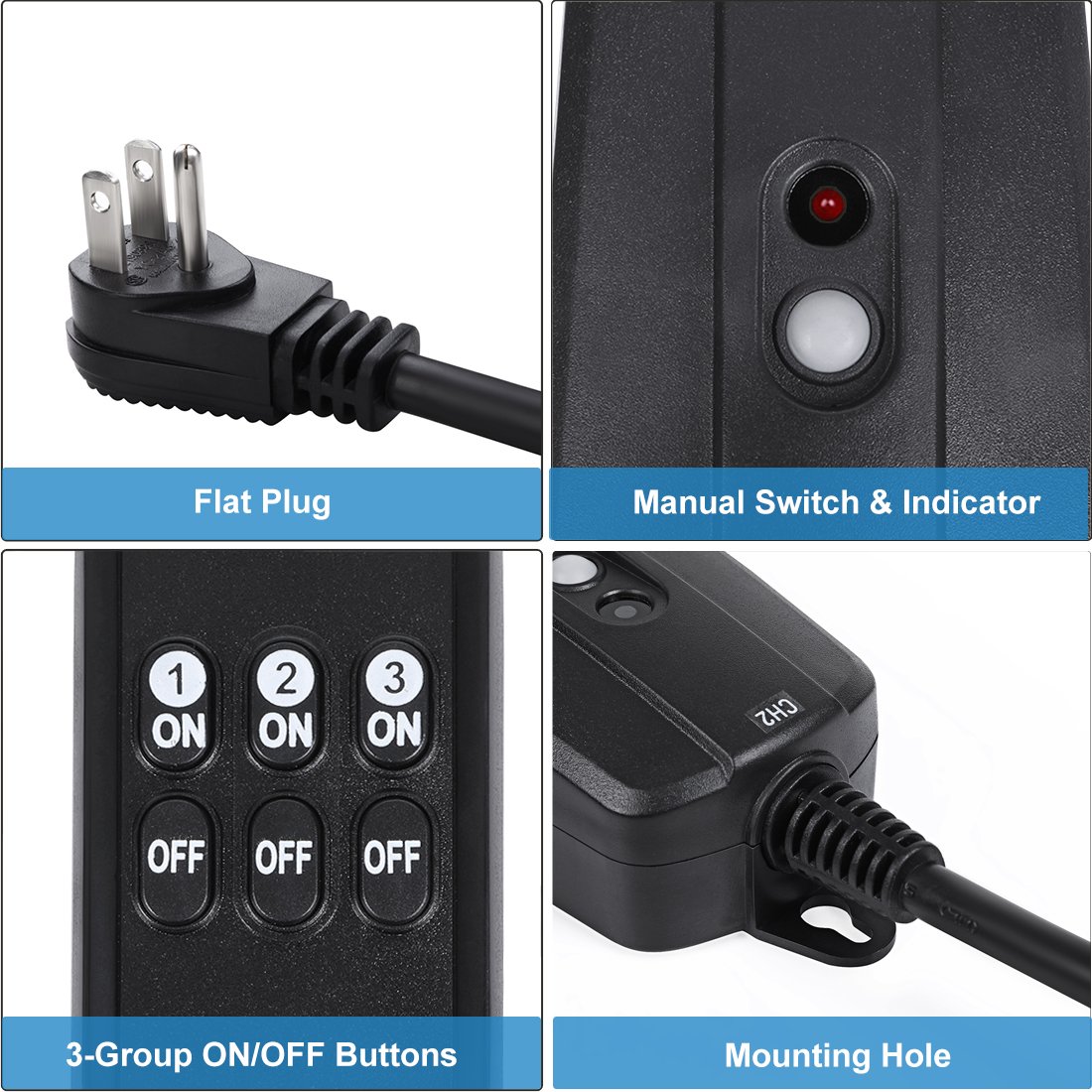 Mua DEWENWILS Outdoor Indoor Wireless Remote Control Outlet Kit