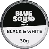 Blue Squid PRO Face Paint Black & White 30g Professional Water Based