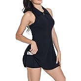 Blaosn Golf Tennis Dress Women Athletic Workout Sports Active Polo Collar Dresses with Shorts Pockets Cute Summer Outfits