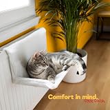Petlicity Cat Radiator Bed Warm & Cozy Frame with Removable Fleece Cover view 5