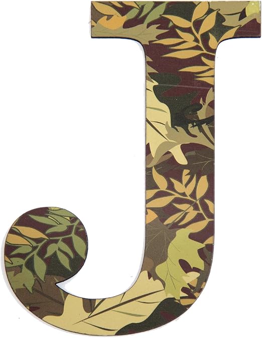Amazon Com 11 Tall Mossy Oak Designer Camo Wall Letter J Camo