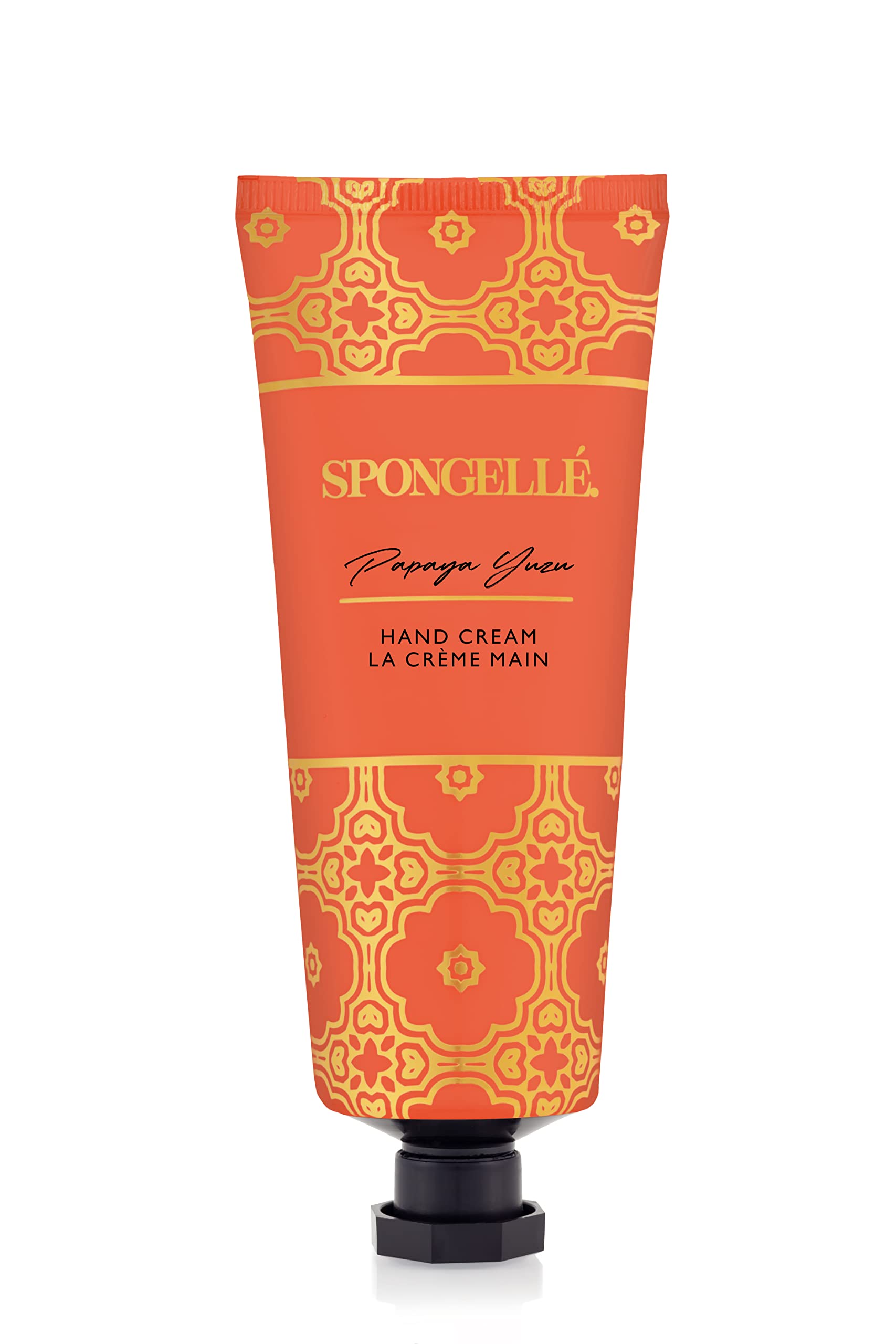 Spongellé Hand Cream with Hyaluronic Acid, Papaya Yuzu