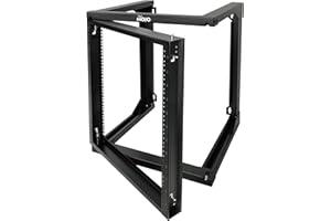 Tecmojo 12U Wall Mount Rack, Server Rack,Open Frame Server Rack,Network Rack for 19inch Computer/AV/Data/IT/Media Equipment,1