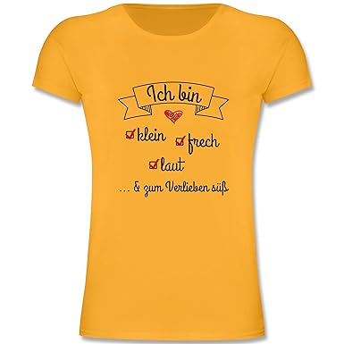 Shirtracer Sprüche Kind Ich Bin Klein Frech Laut Mädchen
