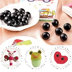 Vanblue 260pcs 18mm Safety Eyes for Amigurumi with