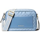 Michael Kors womens Jet Set Large Webbing Strap Crossbody Bag