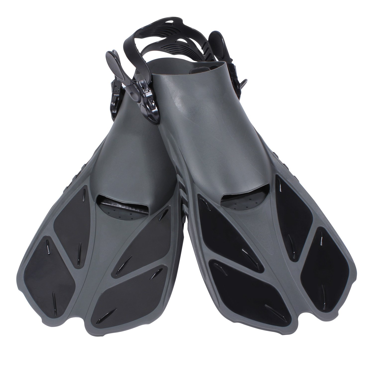 CAPAS Snorkel Fins, Swim Fins Travel Size Short Adjustable for