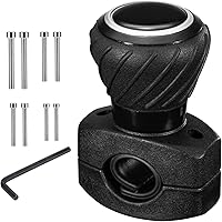 Spurtar Steering Wheel Knob, Universal Steering Knob Suicide Knob Power Handle Spinner Fit for Cars, Truck, Forklift, Mower, 