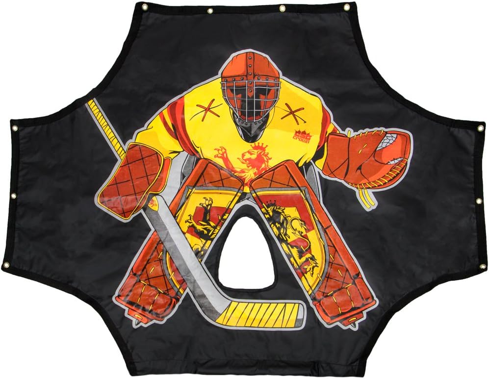 Crown Sporting Goods 54" x 44" Ultimate Red Knight Street Hockey Practice Shooting Target : Sports & Outdoors