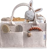PUTSKA Baby Nappy Caddy Organizer Extra Large Mocha 41x25x18 cm