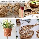 ANSIO Natural Jute Twine 101 m 2 mm 3-ply Rustic Brown Garden Crafts view 4