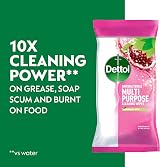 Dettol Antibacterial Multipurpose Wipes Pomegranate 5x70 350 Total view 5