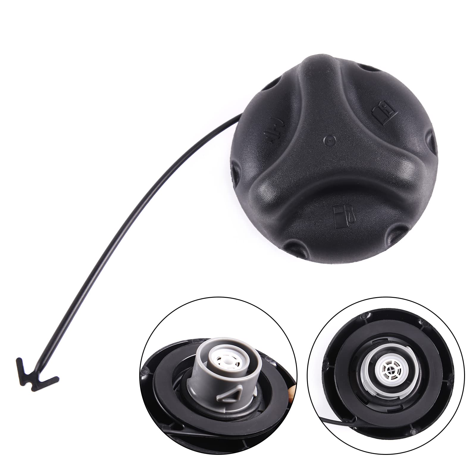 Photo 1 of Fuel Tank Gas Cap 25827646 Compatible with 2004 2005 2006 2007 Hummer H2, 2006 2007 2008 2009 2010 Hummer H3, 2009 2010 Hummer H3T