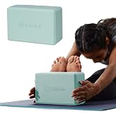 Gaiam Yoga Block - Supportive Latex-Free Eva Foam - Soft Non-Slip Surface with Beveled Edges for Yoga, Pilates, Meditation