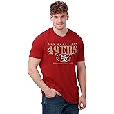 FOCO NFL Mens NFL Team Logo Signature Bar Short Sleeve T-Shirt