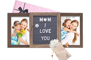 ITHMAHCO Mothers Day Gift for Mom From Daughter- 4x6'' Solid Wood Personalized Mother's Day Picture Frame | Great Mom Birthday Gifts from Son, Best Mom Ever Gifts, Custom Customizable Gifts for Grandma Gigi