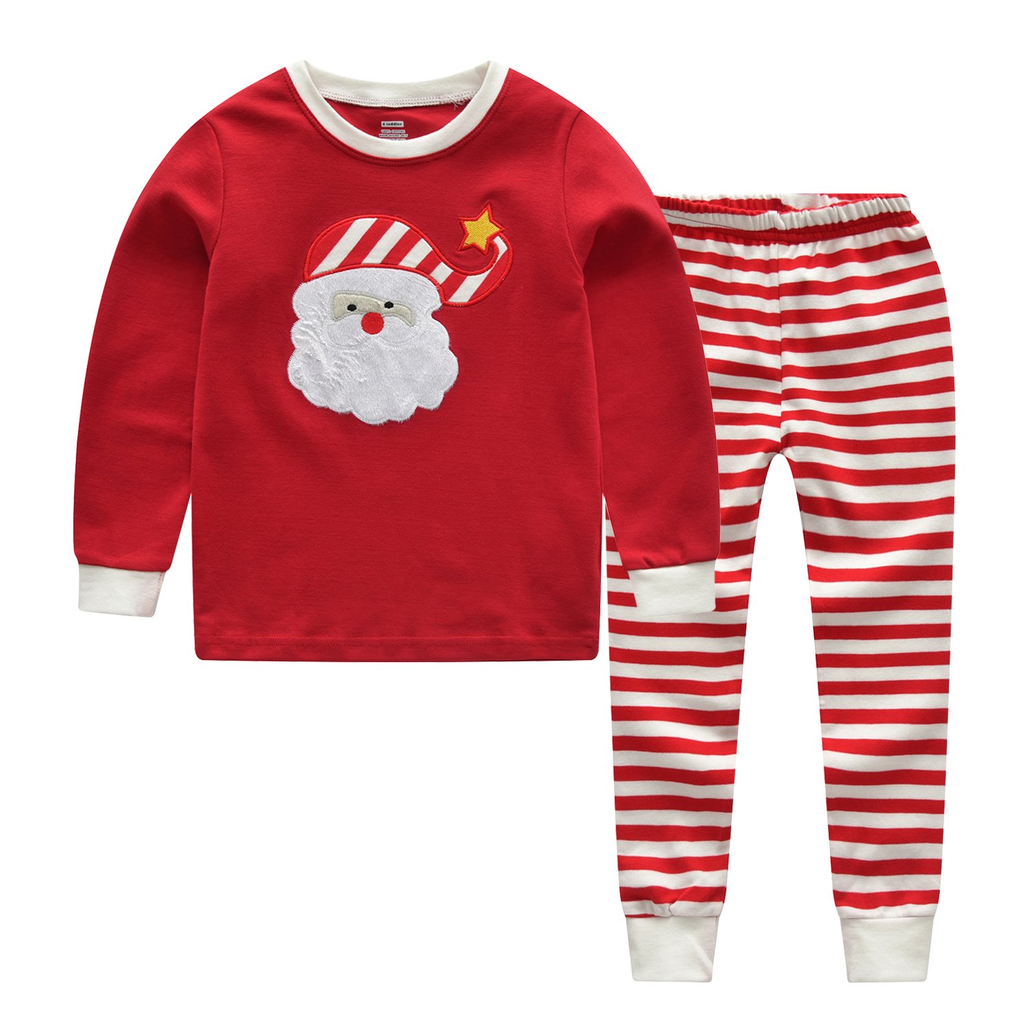 CNBABY Baby Boys 2-Piece Santa Claus Coat, Pants (4 Toddler)