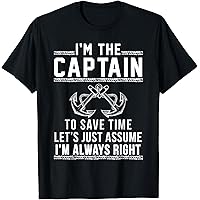 トップス NEZU YO-HINTEN GATHERS SKIPPER SHIRTS Amazon.com: Skipper Shirt | Skipper TShirt | Funny Boat