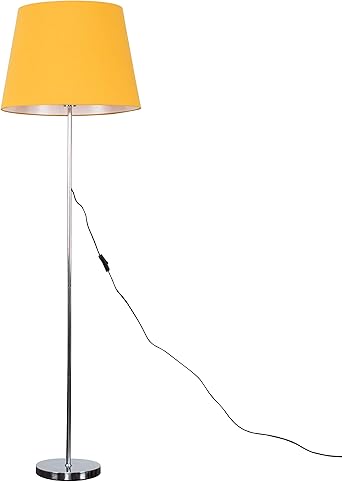 floor lamp mustard shade