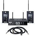 ALTO Stealth MKII Dual-Channel Wireless Transmitter and Receiver, 2X XLR, Black, Set