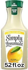 Simply Lemonade All Natural, 52 Fl Oz Bottle