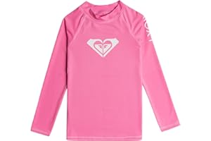 Roxy Girls' Whole Hearted Long Sleeve Rashguard Surf Shirt