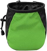 FUZVOL Climbing Chalk Bag Green Bucket with Belt Adjustable Pocket view 1